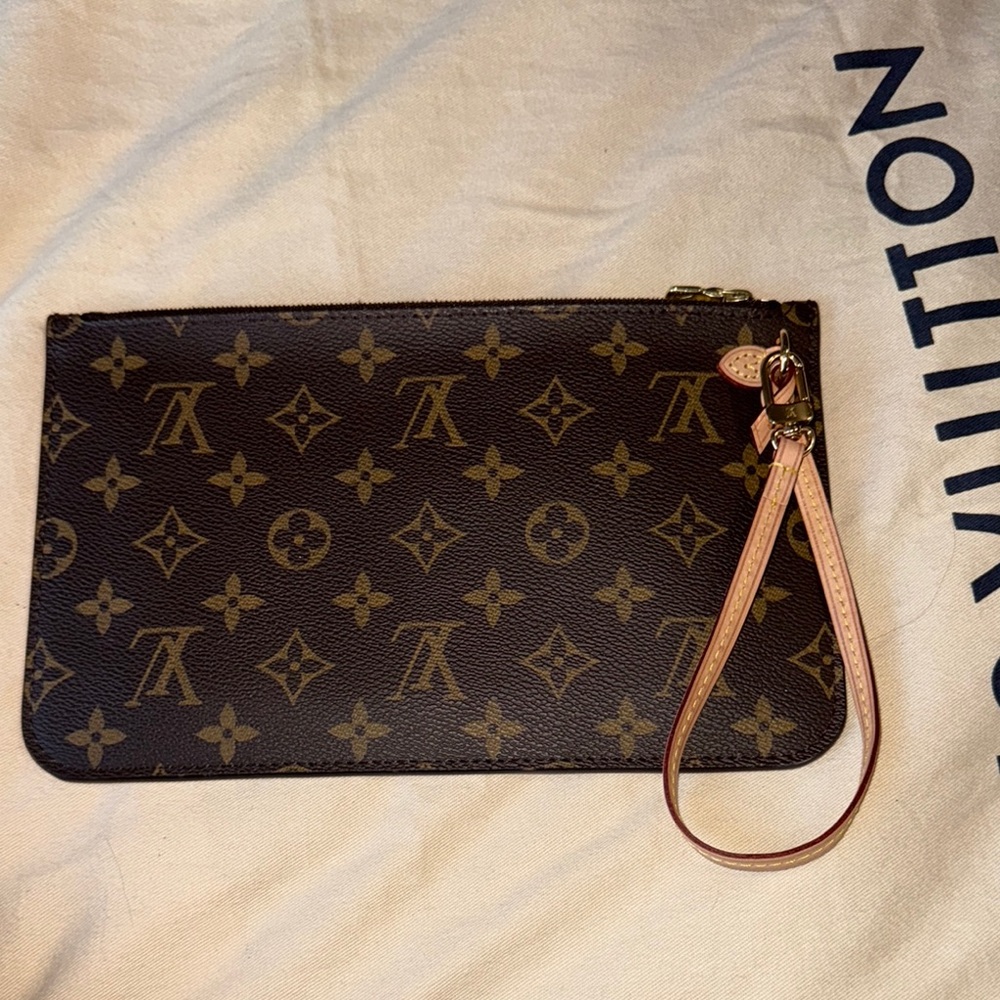 Louis Vuitton Brown Monogram Pouch